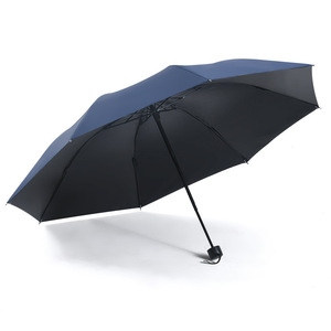 <span class=keywords><strong>Paraguas</strong></span> de Viaje Manual de Bolsillo Económico, Impresión Personalizada, Recubrimiento Negro, Protección UV, Impermeable, Plegable en 3 Secciones, Venta al Por Mayor - Product Image 6