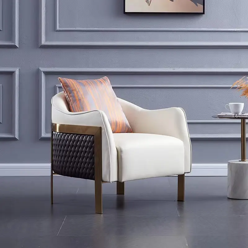 Designer Light Luxury Postmodern Simple Leisure Small Unit Model Room Living Room Single Person Sofa Chair