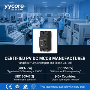 Interruptor Automático <span class=keywords><strong>de</strong></span> Caja Moldeada (MCCB) YYM3 320PV 320A DC, Bipolar, 1500V, 20kA Icu, para Sistemas Solares Fotovoltaicos, IEC 60947 2 - Product Image 6