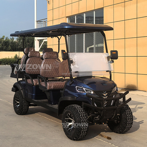 รถกอล์ฟไฟฟ้าประสิทธิภาพสูง 4 ที่นั่ง แบตเตอรี่ลิเธียม 48V มอเตอร์ 4kW ระยะทาง 50-70 กม. สำหรับสนามกอล์ฟ - Product Image 6