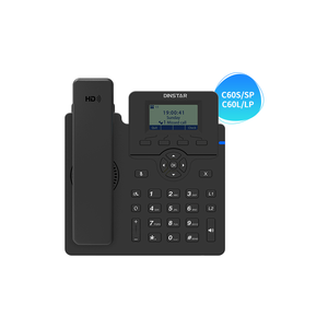 Téléphone IP PoE d'entrée de gamme pour entreprise, série C60, modèles C60U, C60UP, C60S, <span class=keywords><strong>C60SP</strong></span>, C60L, C60LP - Product Image 2
