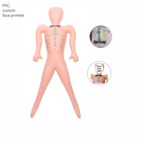 Poupées gonflables personnalisées avec visage imprimé, poupée photo gonflable pliable, mariée, cadeau personnalisé pour enterrement de vie de jeune fille, Halloween, drôle