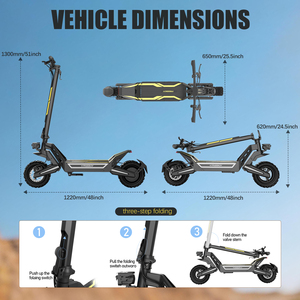 Trottinette Électrique Pliable J2MAX 11 Pouces Puissante Urbaine IPX5 pour Adultes et Adolescents – Vente en Gros et au Détail US/UE - Product Image 5