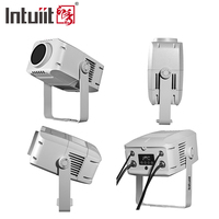 Projecteur Gobo LED 100W RGBW à température de couleur réglable en alliage d'aluminium pour bars, entreprises, extérieur, IP65, étanche, éclairage publicitaire
