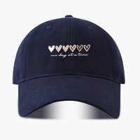 Gorra de Béisbol Unisex de 6 Paneles, Poliéster/Algodón Oxford, Diseño de Letras Bordadas, Ajustable, Transpirable, con Logotipo Personalizado