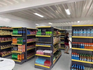 Meilleur prix pour les rayonnages de supermarché à un seul côté, rayonnages de magasin d'alimentation en acier <span class=keywords><strong>métallique</strong></span> d'<span class=keywords><strong>occasion</strong></span>/de seconde main, élégants et tendance, pour usage général - Product Image 4