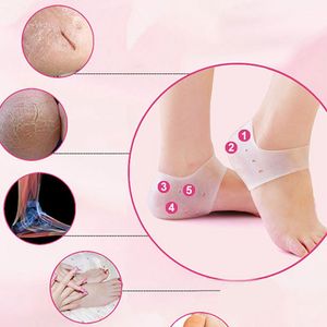 Wholesale 1 Pair Silicone Foot Chapped Care Tool Moisturizing Gel <b>Heel</b> Socks Cracked Skin <b>Protector</b> Health Monitors Massager - Product Image 3