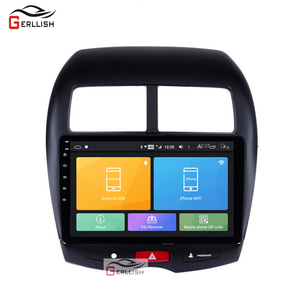 ระบบนำทาง GPS สำหรับรถยนต์ Android Car DVD เครื่องเล่นสเตอริโอในรถยนต์สำหรับ Mitsubishi <span class=keywords><strong>ASX</strong></span> ปี 2010-2016 - Product Image 2