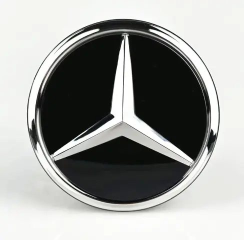Логотип на гриле автомобиля JINGHONG для Mercedes Benz C-calss W205 W204 CLA W176 W117 W177