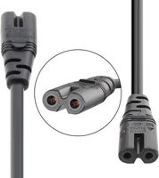 Câble d'alimentation ca britannique à 3 broches pour chargeur Dell HP Asus Sony Toshiba Lenovo (cordon d'alimentation britannique)