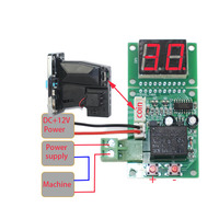 Kit de Placa de Desarrollo Linux LFT Modelo 701, Selector de Monedas con Temporizador de Bajo Precio, Relés Dobles, Funcionamiento con DC+12V 0.5A, 1 Año de Garantía