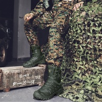 BAEWOON TB23 Nouvelles bottes tactiques pour homme, randonnée en plein air, alpinisme, résistantes à l'usure, hautes, antidérapantes, bottes d'entraînement dans le désert
