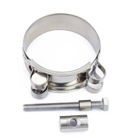 Raccords de tuyauterie, collier de serrage pour tuyau, acier inoxydable 304, raccord hydraulique à vis simple, collier de serrage réglable pour tuyau de carburant, d'eau et d'air