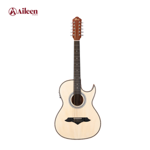 Guitare acoustique Bajo Quinto 41 pouces à 10 cordes pour étudiants, prix de gros AF16CE-10 - Product Image 2