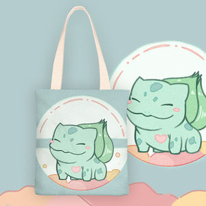 Mochila de Lona Promocional con Estampado de Dibujos Animados, Linda Mochila de Lona de Pokémon, Regalo Promocional - Product Image 6