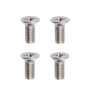 Boulons de montage de disque de frein 93600-06014-0H pour Honda, lot de 4, pièces de rechange argentées - Product Image 1