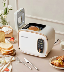 Máquina para Hacer Pan Eléctrica de Acero Inoxidable, Automática, Multifunción, Mini, con Temporizador Controlado por Aplicación, para Fermentación de Masa Francesa/Alemana - Product Image 4