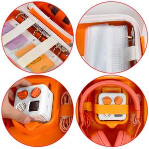 Estuche de Viaje Compatible con Mini Reproductor de Música para Niños, Bolsa para Altavoz Infantil, Reproduce Tarjetas de Audiolibros, EVA Impermeable y Resistente a Golpes - Product Image 2