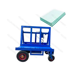 120*70cm chargement 500kg un chariot de transport de verre de chariot de cadre chariot mobile de transport de verre - Product Image 6