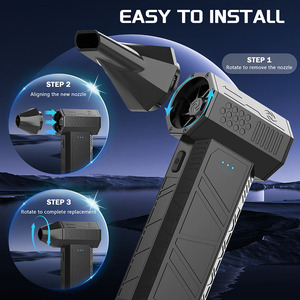 Latest Design Compact Mini Turbo Blower Jet Fan 5000mah High Speed Air Duster Electric Cordless Brushless Motor DIY Home - Product Image 2
