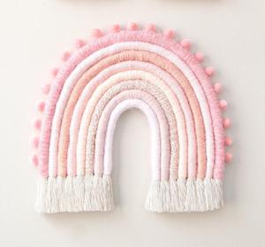 Fibre arc-en-ciel rose et pêche de haute qualité - Product Image 1