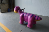 Trottinette électrique animatronique dinosaure à monnayeur pour enfants, modèle de parc d'attractions, trottinette dinosaure pour centre commercial