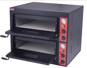 Four à pizza électrique commercial 8,4 kW, 2 niveaux, en acier inoxydable, pour restaurant, boulangerie, restauration rapide, <span class=keywords><strong>pizzeria</strong></span> - Product Image 2