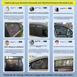 Pare-soleil spécial Toyota RAV4 Rongfang Plus <span class=keywords><strong>pour</strong></span> voiture à double moteur, rideau de fenêtre latérale magnétique en maille à clipser, <span class=keywords><strong>protection</strong></span> solaire - Product Image 3