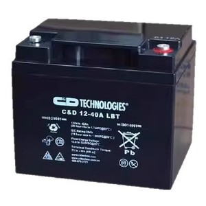 แบตเตอรี่ตะกั่วกรด C D Technologies 12V 40Ah VRLA สำหรับสำรองไฟฟ้า UPS - Product Image 5