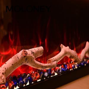 Cheminée électrique à effet de flamme LED, décoration en cristal de qualité OEM, 70 pouces, insert pour foyer, modèle Digital Tech Creat-X - Product Image 4