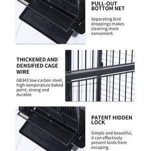 Fabricant grand transport empilable éleveur personnalisé grande volière en métal élevage de volailles perroquet pigeon <span class=keywords><strong>cage</strong></span> à oiseaux de compagnie à vendre - Product Image 4