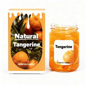 <span class=keywords><strong>Candela</strong></span> Profumata Personalizzata in Cera Naturale <span class=keywords><strong>con</strong></span> <span class=keywords><strong>Oli</strong></span> <span class=keywords><strong>Essenziali</strong></span> ad Alta Diffusione, Cera di Soia Adatta per Uffici - Product Image 4