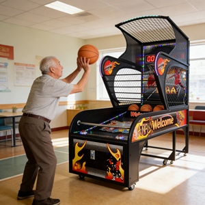 Machine d'entraînement au basketball professionnelle avec analyseur <span class=keywords><strong>de</strong></span> tirs, utilisée par les académies sportives et les entraîneurs - Product Image 3