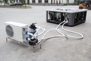 Pompe à chaleur pour spa Sunrans à prix avantageux, multifonctionnelle, WIFI, à courant continu, avec réfrigérant écologique, en vente - Product Image 2