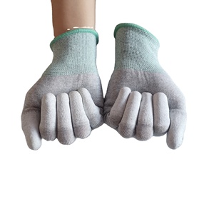 Màn hình cảm ứng an toàn điện <span class=keywords><strong>safeskin</strong></span> phòng sạch PU tráng Nhà cung cấp mumbai dẫn điện chủ đề ESD găng tay - Product Image 4