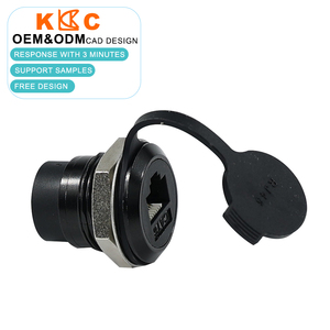 ตัวเชื่อมต่อกันน้ำ RJ45 แบบตัวเมียต่อกับตัวเมีย IP68 / ซ็อกเก็ตต่อขยายแบบติดตั้งบนแผงอีเธอร์เน็ต, อะแดปเตอร์สาย LAN / โทรคมนาคมกลางแจ้ง - Product Image 3