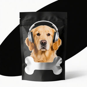 Sac à fermeture éclair debout imprimé numérique personnalisé nourriture sèche pour chien et chat sacs de 2kg pochette d'emballage en plastique en feuille d'aluminium - Product Image 1
