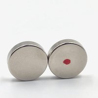 Aimants en néodyme les plus puissants, disques NdFeB D15x3mm avec point rouge pour indiquer le pôle nord