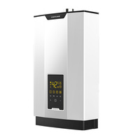Chauffe-eau instantané sans réservoir 16L au gaz naturel, échangeur de chaleur en cuivre, mural, eau chaude instantanée, sans eau froide, onduleur DC silencieux