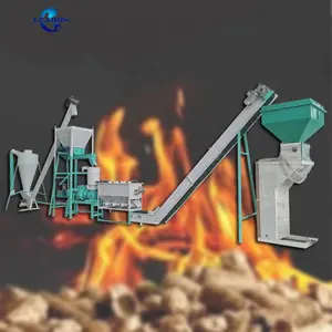 400-500 kg/std CE Biomasse Holzpellet-Produktions linie Holz presse Pellet brennstoff herstellungs mühle Maschine Holz pellet mühle Preis