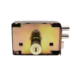 Đồng Phong Cách Cũ Rim Khóa Tay Phải Rim Khóa Cho Vườn Bằng Gỗ Cửa Kim Loại Cửa Cửa Nhỏ Rim <span class=keywords><strong>Latch</strong></span> Đầy Đủ Brass Xi Lanh Chốt - Product Image 6