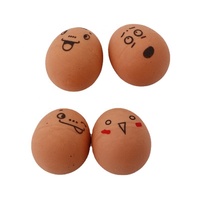 Balles rebondissantes en caoutchouc et plastique en forme d'œuf, petites et bon marché, 28 mm, jouet sportif, logo personnalisé, rebond élevé, balles sauteuses mignonnes en forme d'œuf