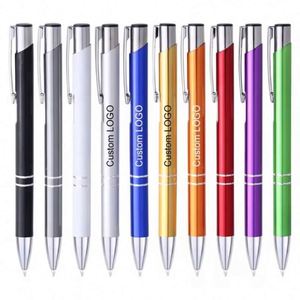 Stylo à bille en métal - Cadeau d'entreprise en gros avec logo pour les salons professionnels, cadeaux promotionnels personnalisés - Product Image 6