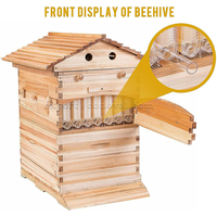 Ruche à flux automatique efficace, facile à collecter le miel, villa d'abeille entièrement équipée