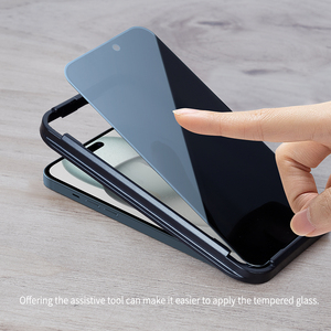 Nillkin miếng dán bảo vệ màn hình riêng tư cho iPhone 15 15Pro 15 plus 15 Pro Max Kính cường lực chống gián điệp, Công cụ lắp đặt dễ dàng - Product Image 6