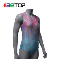 Ventes en gros de justaucorps de gymnastique Mystique pour filles, justaucorps de gymnastique personnalisés avec strass