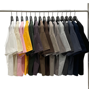 TKAN449-4 OEM Bán Buôn Người Đàn Ông Của Mùa Hè T-Shirts Chất Lượng Cao 100% Cotton 220G Quá Khổ Bxy Phù Hợp Với Biểu Tượng Tùy Chỉnh In Đồng Bằng Giản Dị - Product Image 2