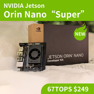 Carte de développement Orin Nano 8 Go 128 bits LPDDR5 67 TOPS avec 4xUSB 3.0 1xUSB 2.0 Stockage SD/NVMe Orin Nano Super Or - Product Image 6
