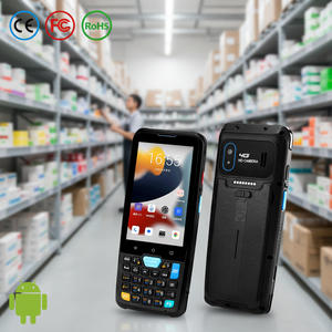 Escáner de Código de Barras PDA 1D 2D, Lector de Códigos QR, CE FCC RoHS IP67, Terminal 4G Wi-Fi Bluetooth NFC para Recopilación de Datos en Fábricas y Talleres - Product Image 4