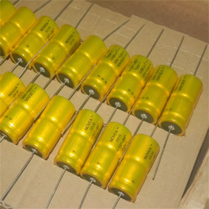 France <span class=keywords><strong>NOVEA</strong></span> 50V 2200UF C033 18x40MM Axial Gold Fever Filter Condensateur électrolytique aluminium - Product Image 4